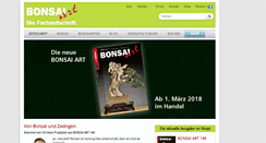 Desktop Screenshot of bonsai-art.com