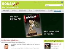 Tablet Screenshot of bonsai-art.com